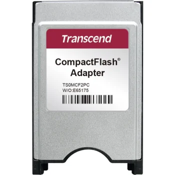 Transcend TS0MCF2PC CompactFlash to PCMCIA Adapter, Grey