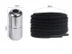 No-Tie Elastic Shoelaces for Shoes 100cm, Black, 2 Pcs