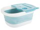 Collapsible Silicone Foot Massage Basin with Nubs, Blue