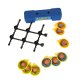 Target Shooting Game Set with Toy Gun and 12 Soft Foam Balls