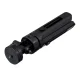 Table Tripod Selfie Stick for Phones Gopro + Phone Holder, Black