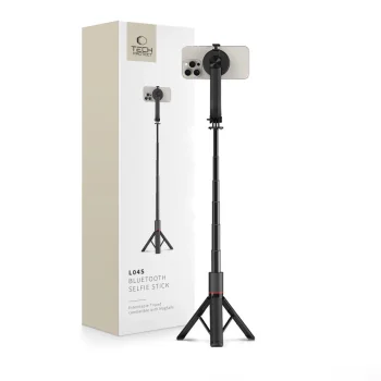 Tech-Protect L04S Magsafe Bluetooth Selfie Stick with Tripod, Black