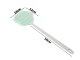 Silicone Shower Body Massager Back Scrubber Brush with Handle, Green