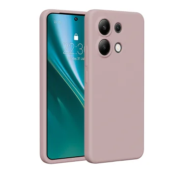 Etteri Silicone Case for Xiaomi Redmi Note 13 4G, Light Pink