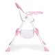 Ecotoys Baby High Chair with Basket and 5-Point Harness, Pink
