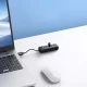 Orico PW4U-U3 USB-A Hub with 4x USB 3.0 Ports, Black