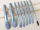 Professional 8-Piece Makeup Brush Set with Cosmetic Case