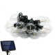 Forever Light Solar Garden Garland Lighting Illumination Decorations 10 LED Lamps Bulbs 5.5m, Filament clear