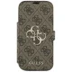 Guess Book 4G Metal Logo Folio Case for iPhone 18 Pro / 17 Pro - Brown
