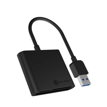 Icy Box IB-CR301-U3 USB 3.0 Memory Card Reader, Black