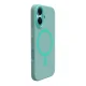 Puro Daylight MagSafe Silicone Case for iPhone 16, Green