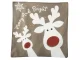 Christmas Reindeer Pillow Cover 45x45 cm Rudolph Design