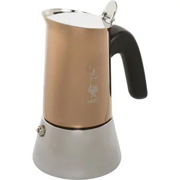 Bialetti New Venus 4-Cup Espresso Maker, Induction, Copper