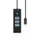 Orico PW3UR25-C3 USB-C Hub, 3x USB-A 3.0, 1x RJ45 2.5G Ethernet, 0.5m, Black