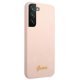 Guess Phone Case Silicone Script Pink