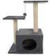 Purlov 71 cm Cat Tree with Scratching Post, Grey