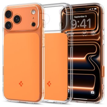 Spigen Thin Fit MagSafe Phone Case Cover iPhone 17 Pro Max - Clear Orange