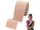 Kinesiology Tape, Rigid, 5 cm x 5 m, Brown