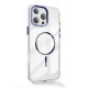 TFO Clear Thin Mag Case for iPhone 17 Air 6.6\", Blue