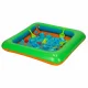 Kinetic sand set with inflatable sandbox, 1 kg, 27 accessories