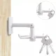 Rotating Kitchen Hanger with 6 Hooks, White