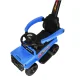 Step Car with Push Parent Handle Kids Ride On Toy Vehicle with Sound and Light, Blue