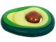 Inflatable Avocado Mattress with Ball 150x115 cm