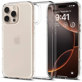 Spigen Ultra Hybrid Case for iPhone 16 Pro Max, Clear