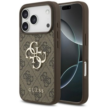 Guess 4G Big Logo Phone Case Cover iPhone 17 Pro - Brown