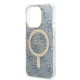 Apple iPhone 14 Pro 6.1\" Guess 4G Print MagSafe Case Cover (GUBPP14LH4EACSB) + Charger, Blue