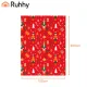 Ruhhy Christmas Flannel Blanket 150x200 cm, Red