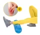 4FIZJO CARE+ Textured Massage Foam Roller 45 cm, Blue