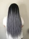 Kanekalon Synthetic Ombre Afro Braids for Hairstyles 60cm, Black-White