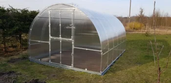 Greenhouse KLASIKA TUBE 3x2 m (6 m²), with Foundation and 4 mm Polycarbonate