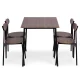 Dining Table Set for 4 OSLO Kitchen Table and Chairs ModernHome