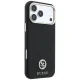 Guess Grained Round Strass Logo MagSafe Case for iPhone 18 Pro / 17 Pro, Black