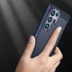 Hurtel Carbon Silicone Case for Samsung Galaxy S23 Ultra Blue
