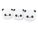 Kids Night Light Panda RGB with Remote, LED, USB, White