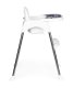 ECOTOYS 2-in-1 Convertible High Chair with Removable Tray