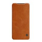 Nillkin Xiaomi Redmi Note 9T 5G Leather Wallet Case Qin, Brown