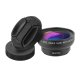 APEXEL PL-0.45XWM Mobile Phone Camera Lens 0.45x Wide Angle + 12.5x Macro (for cameras Ø10-15mm)