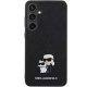 Karl Lagerfeld Samsung Galaxy S24 Case Saffiano KC Pin, Black
