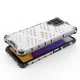 Honeycomb Case with TPU Bumper for Samsung Galaxy A22 4G, Transparent