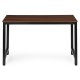 Computer Desk 120x60 cm for Home Office Study ModernHome, Dark Walnut