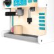 Kids Toy Confectionery Coffee Shop with Coffee Maker Ricokids 785101, White