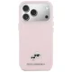 Karl Lagerfeld Karl & Choupette Head Pins Saffiano MagSafe Phone Case Cover iPhone 17 Pro - Pink