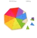 Bakalu Wooden Logic Game Triangles Puzzle, 72 pcs.