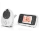 Alecto DVM-77 Video Baby Monitor with 2.8\" Color Display, White