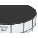 Bestway 56488 Above Ground Frame Pool Set 457 x 107 cm, 18-in-1 Kit
