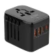 Tech-Protect TA200 Universal Travel Adapter EU / UK / US / AU - Black
